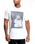 Men Your Chick She So Thirsty Tee White Large