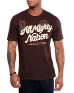 Men Lean To Tee Brown X-Large