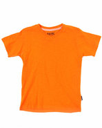 Boys Solid V-Neck Tee (8-20) Orange 18/20 (Xl)