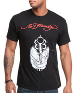 Men Stick Em Up S/S Tee Black Large