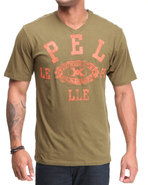 Men Victory S/S V-Neck Tee Olive 3X-Large