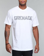 Men Riot Word Tee White X-Large