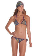Isla Two Piece Bikini in Ziggy Blue