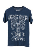Rebel Yell Skeleton Crew Tee in Royal