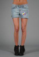 Faded Patch Indian Shorts in Vintage Fade