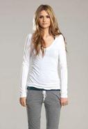 Long Sleeve V Neck with Detailed Back Seam in many