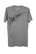 Go Earth Short Sleeve Graphic Tee in Grey