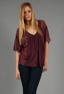 Jen Blouse in Plum Wine