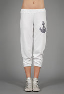 Anchor Sweatpant in White