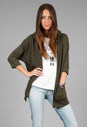 3/4 Sleeve Oversize Hoodie in many colors