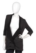 Double Face Tuxedo Jacket in Charcoal