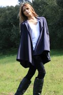 Cape Cardigan in Black