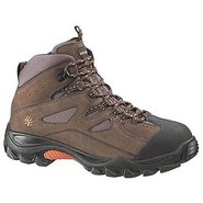 Hudson Steel Toe Hiker Boots (Dark Brown/Black) - 