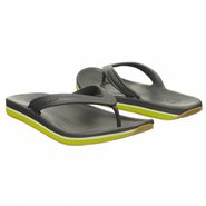 Retro Flip-Flop Sandals (Graphite/Green) - Men's S