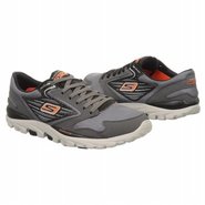 Go Run All Season Shoes (Charcoal/Orange) - Men's 