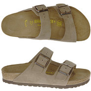 Arizona Sandals (Taupe Suede) - Men's Sandals - 43