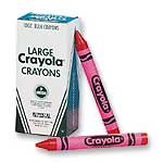 (R) Large Crayon Refills #33, Yellow, Box Of 12