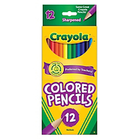 (R) Color Pencils, Set Of 12 Colors