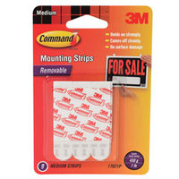(TM) Command(TM) Mounting Strips, 2in., Pack Of 9
