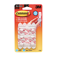 (TM) Command(TM) Mini Hooks, 0.5-Lb Capacity, Pack