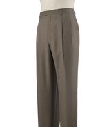 Signature Imperial Blend Wool/Silk Pleated Trouser