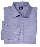 Traveler Broadcloth Glen Plaid Spread Collar Dress