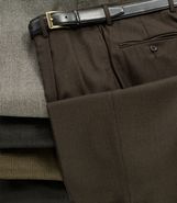 Signature Houndstooth Pleated Trousers