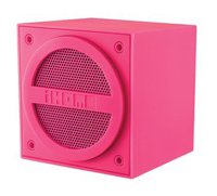 Bluetooth Rechargeable Mini Pink Speaker Cube - iB