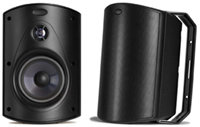 Atrium 6 All Weather Outdoor Black Loudspeaker - A