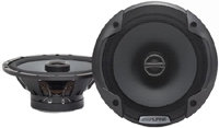 Type E Series 6.5   Coaxial 2 Way Black Speakers -
