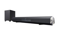 Black Sound Bar Home Theater System With Wireless 