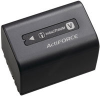 Black Rechargeable Battery Pack - NPF-V70