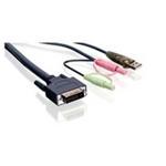 6' Dual Link DVI KVM Cable