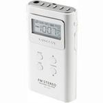 AM/FM Pocket Radio - White