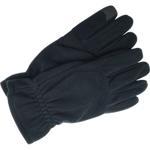 Men's Large Fleece Touch Gloves - Black