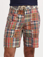 Patchwork Swim Trunks
