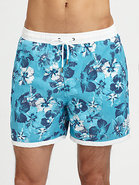 Anemone Fish Swim Trunks