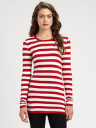 Striped Crewneck Top