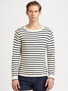 Breton Split Striped Sweater