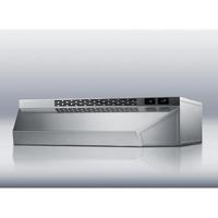 24 inch wide convertible range hood for ducted or 