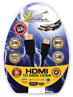 Mini-HDMI to HDMI Audio/Video Cable (6 feet)