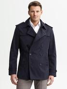 Nylon Cotton Peacoat