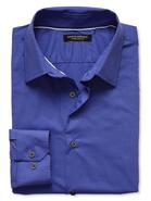 Slim Fit Stretch Poplin Dress Shirt