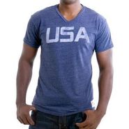 Men USA V-Neck Tee rb6026
