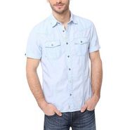 Jeans by David Bitton Men Simolt Short Sleeve Shir