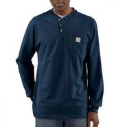 Long Sleeve Workwear Henley k128-nvy