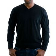 Men Long Sleeve  V-Neck Sweater hzb16701