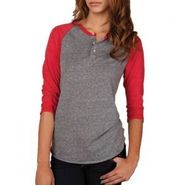 Unisex 3/4 Sleeve Raglan Henley 01989