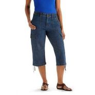 Women Comfort Fit Harlow Cargo Capri - Petite 333-
