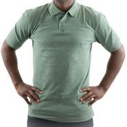 Men Short Sleeve Small Check Polo 432208